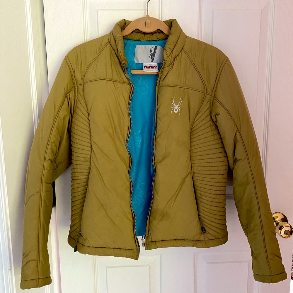 Kids Spyder Jacket (8/10) Olive Green
